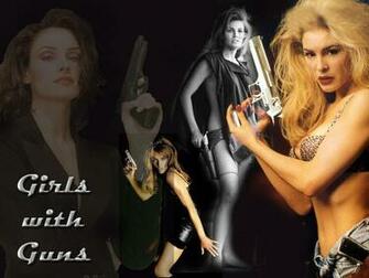Guns Wallpaper Girl With