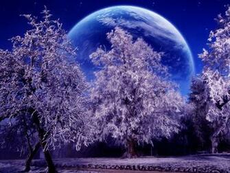 Desktop Wallpaper Snowy Night Scenes On Markinternational Info