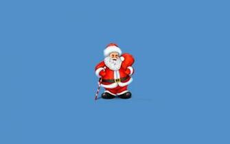 Santa Claus Illustration Wallpaper