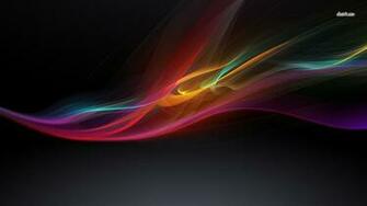 Bright Curves Wallpaper Abstract