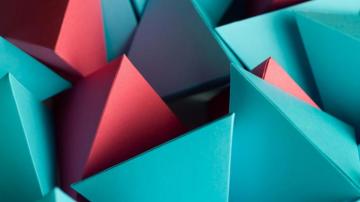 3d Triangle Polygon Abstract 4k Wallpaper Mocah HD