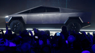 Tesla Delivers About A Dozen Stainless Steel Cybertruck Pickups As