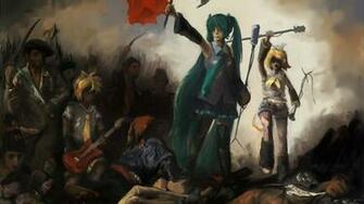 Liberty Leading The People Vocaloid Wallpaper Hq