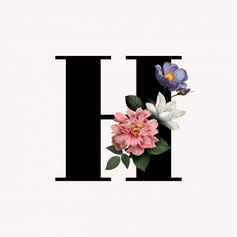 Premium Illustration Of Classic And Elegant Floral Alphabet Font Wallpaper
