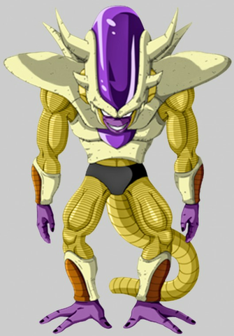 Golden Frieza 3rd Form By Silverbuller