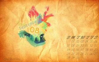 September Calendar Desktop Wallpaper Digital Revolutions