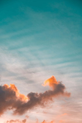 Orange And Teal Wallpaper
