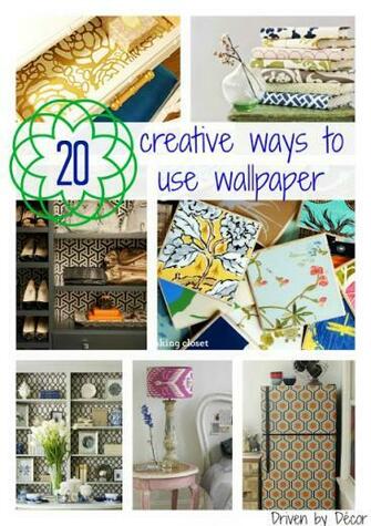 Use Wallpaper Wrapping Paper Or Even Fabric To Add A Beautiful