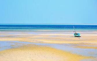 Wallpaper Sand The Ocean Boat Tide Mozambique Bazaruto Island