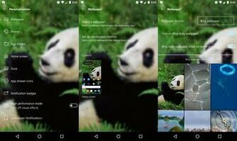 Change Wallpaper Using Microsoft Launcher On Android
