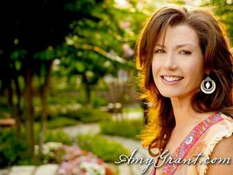 Christian Singer Amy Grant On Garden Wallpaper
