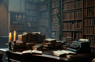 Dark Academia Computer Wallpaper