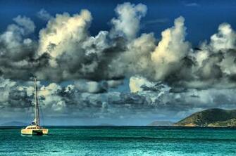 Turquoise Tinten In Tortola Wallpaper