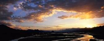 Nature Wallpaper Dual Screen Sunset