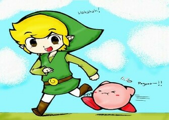 Toon Link Kirby Wallpaper