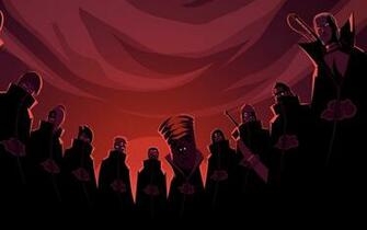 Zetsu Itachi Uchiha Kisame Kakuzu Hidan Akatsuki Group Anime Wallpaper