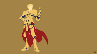 Gilgamesh Archer Fate Zero Minimalist Wallpaper By Greenmapple17 On