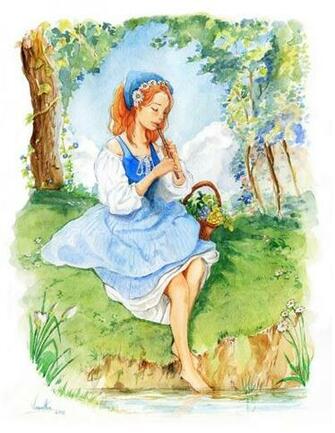 The Tin Whistle Girl By Vassantha
