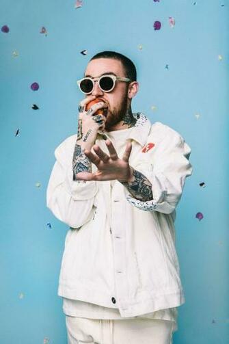 Mac Miller Cartoon Wallpaper