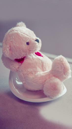 Furry Teddy Wallpaper iPhone 5 Themes