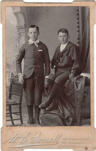 Early New Zealand Photographers Sorrell William Edwin