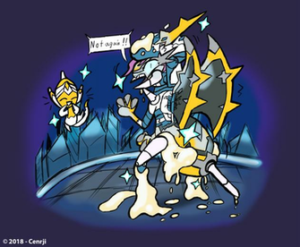 Ultra Prankster Shiny Naganadel Tf By Cenrji Transfur
