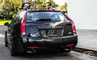 Cars Cec Tuning Wheels Cadillac Cts V Wagon Black Wallpaper