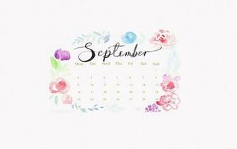 September Desktop Background Calendar Wallpaper