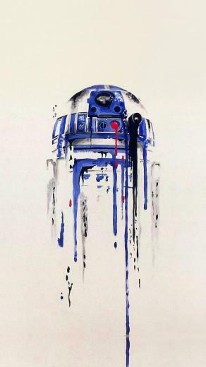 Minimal Painting Starwars Art Illustration iPhone Plus