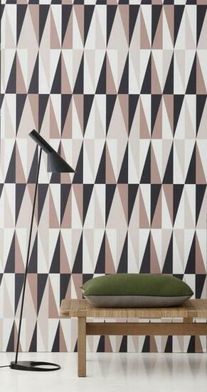 Ferm Living Wallpaper Spear In Rose Jpg