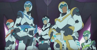 Keith Lance Shiro Hunk And Pidge Paladins Of Voltron