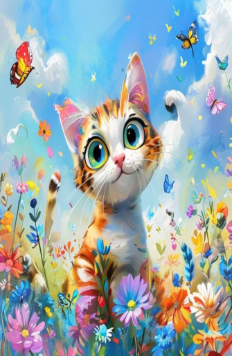 Cartoon Cat Wallpaper