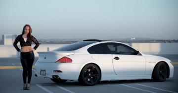 Bmw M6 E63 And Girl 4k Ultra HD Wallpaper