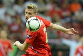 Pavel Pogrebnyak Russian National Team Player Hits The