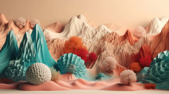 Abstract Landscape Wallpaper