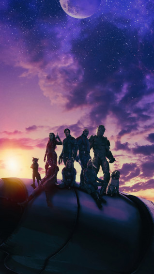 Guardians Of The Galaxy Vol Movie Poster 4k Wallpaper iPhone HD
