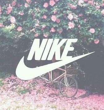 Nike Wallpaper Pink And Flower Image By Maria On Favim