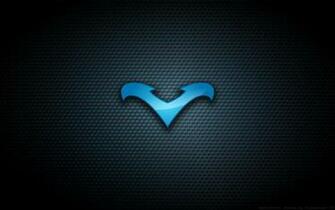 Wallpaper Nightwing Blue Logo By Kalangozilla
