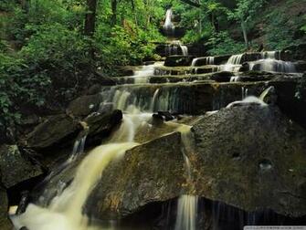 Mountain Waterfall Wallpaper