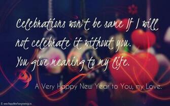 Husband New Year Greetings Happy Romantic