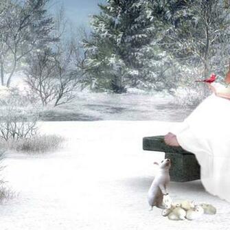 Christmas Angels HD Wallpaper For iPhone Desktop