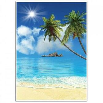 Amazon Tropical Beach Background Photography Backdrop