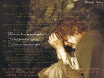 Samwise The Brave Nine Walkers Wallpaper