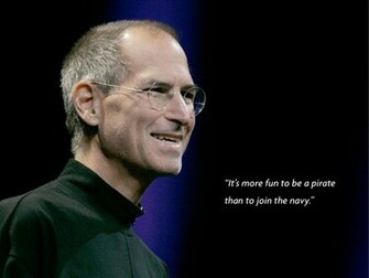 Awesome Quotes Poster With Steve Jobs Picture