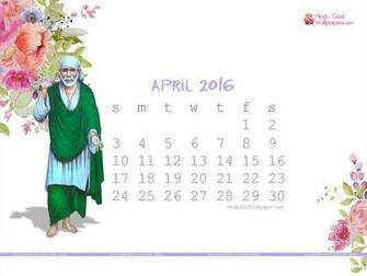 Desktop Calendar Wallpaper April