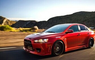 Wallpaper Mitsubishi Lancer Evolution X Vivid Racing Tuning