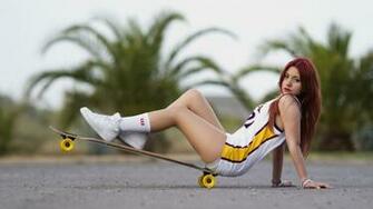 Skater Girl HD Desktop Wallpaper Toptenpack