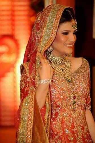 Indian Bridal Lehenga And Dupata Style Collection Wallpaper