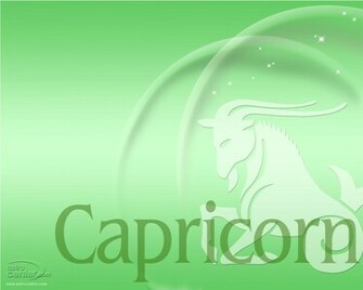 Green Capricorn Wallpaper Zodiac Signs