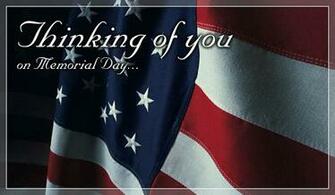 Thinking Of You Ecard Email Personalized Memorial Day